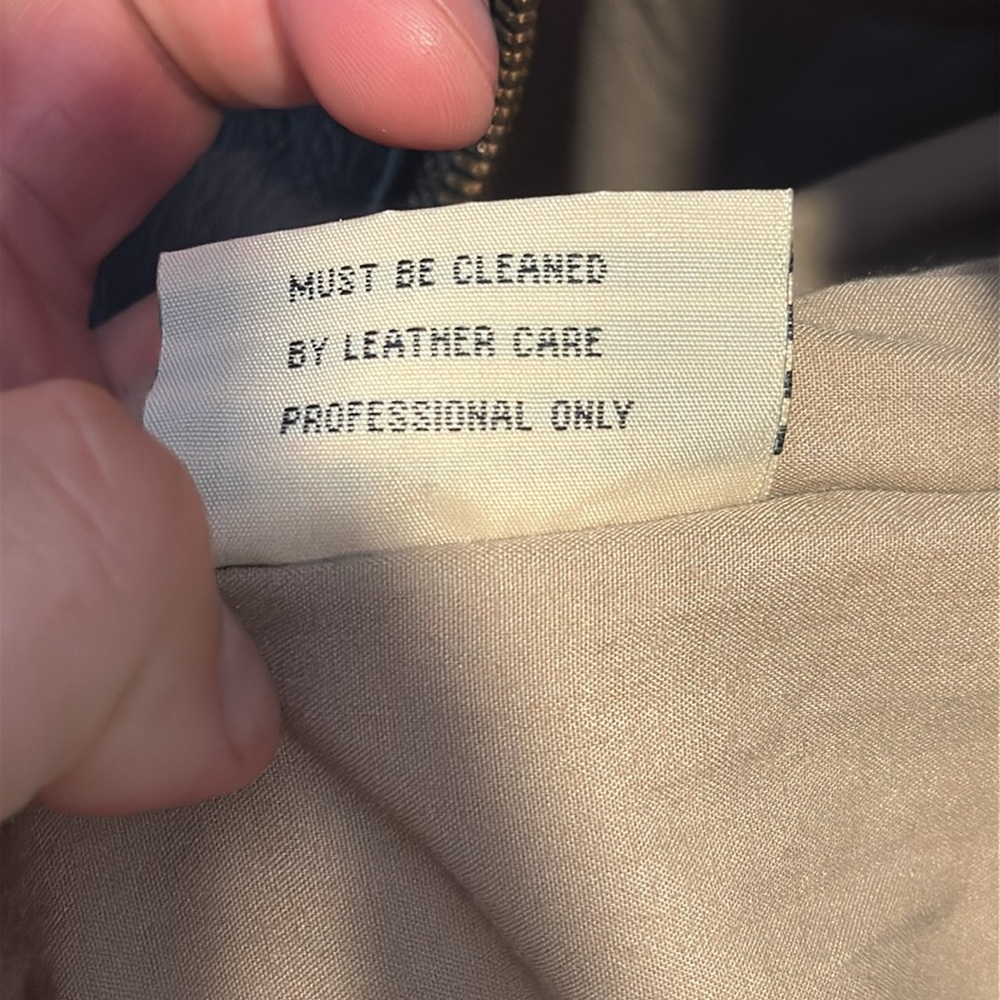 L Landing Leathers Men Air Force A-2 Leather Flight Bomber Jacket size XS brown - Picture 7 of 12